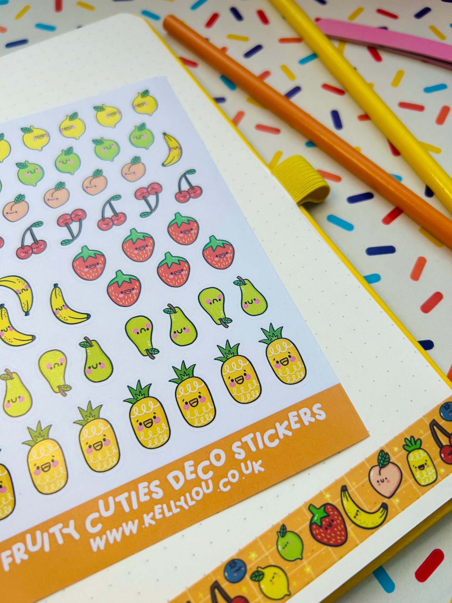 Fruity Cuties - Deco Sticker Sheet