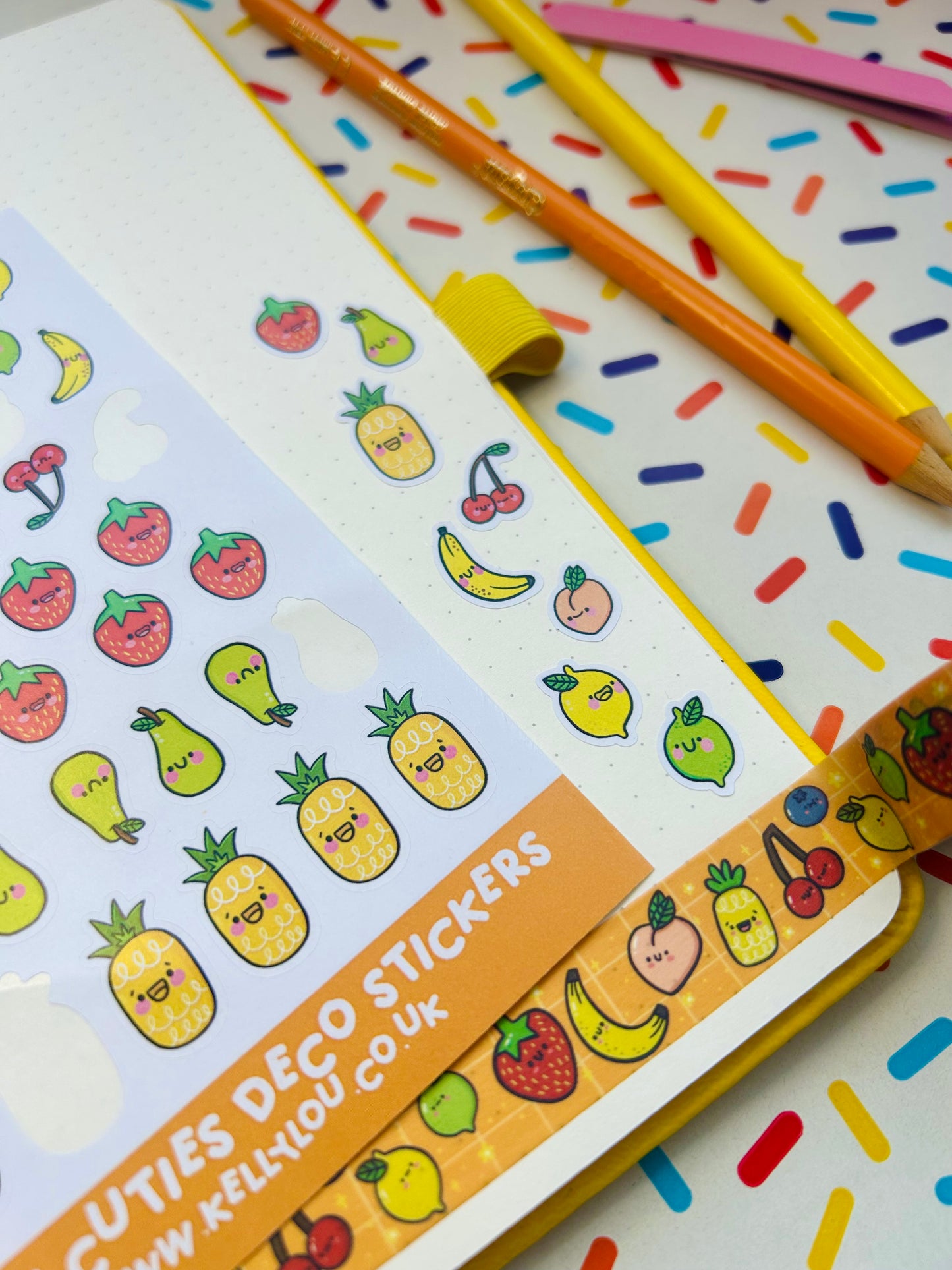 Fruity Cuties - Deco Sticker Sheet