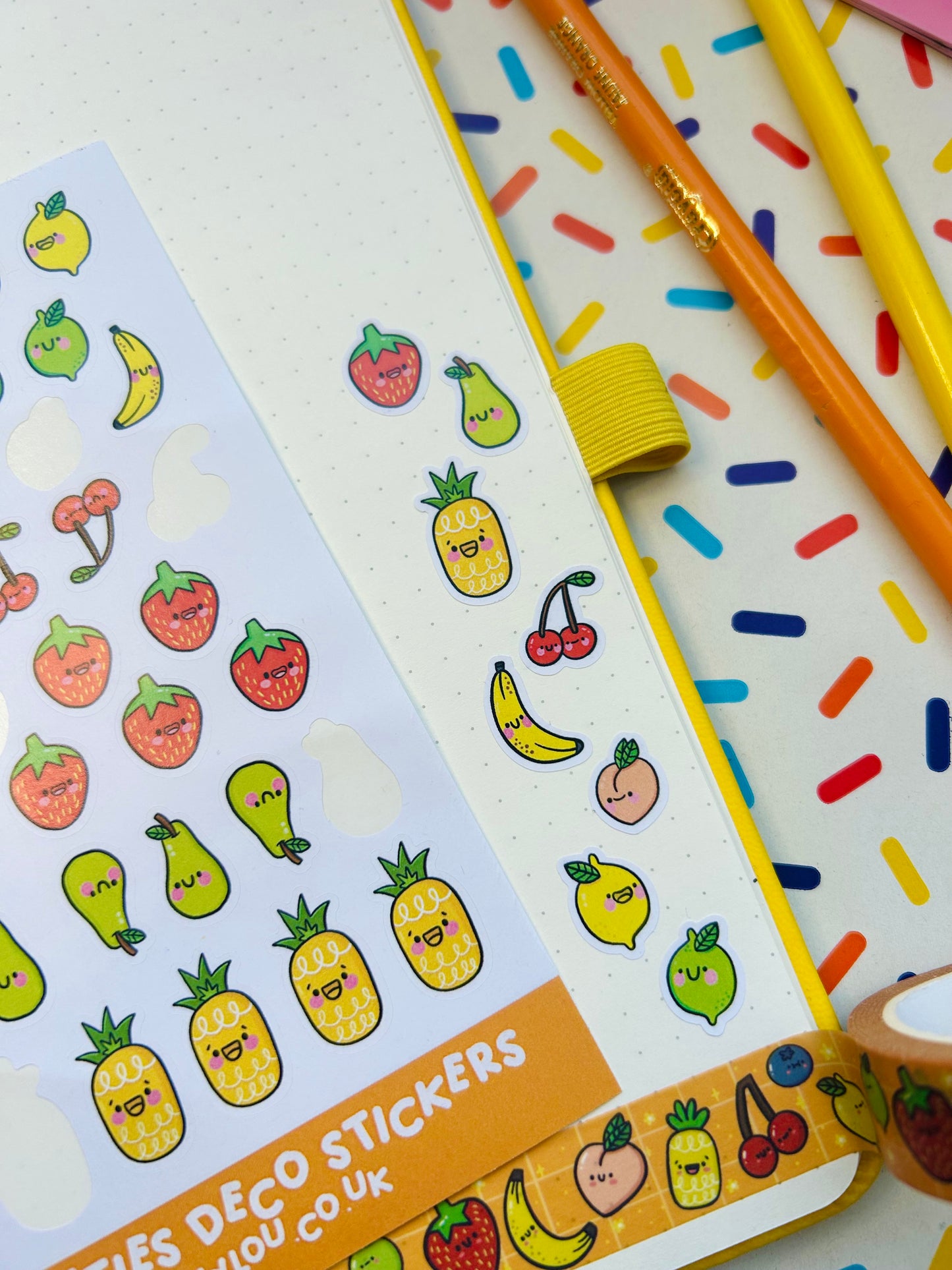 Fruity Cuties - Deco Sticker Sheet