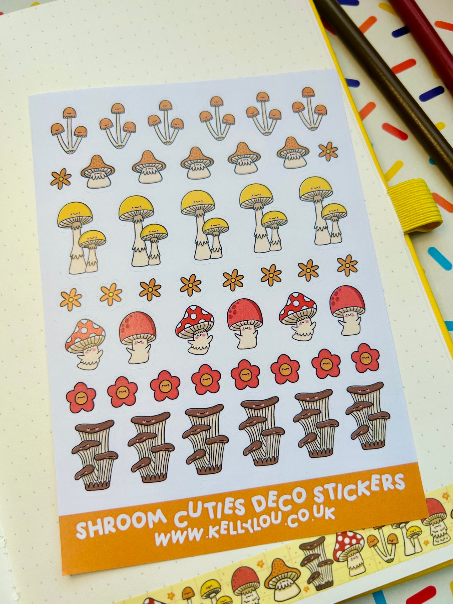 Shroom Cuties - Deco Sticker Sheet