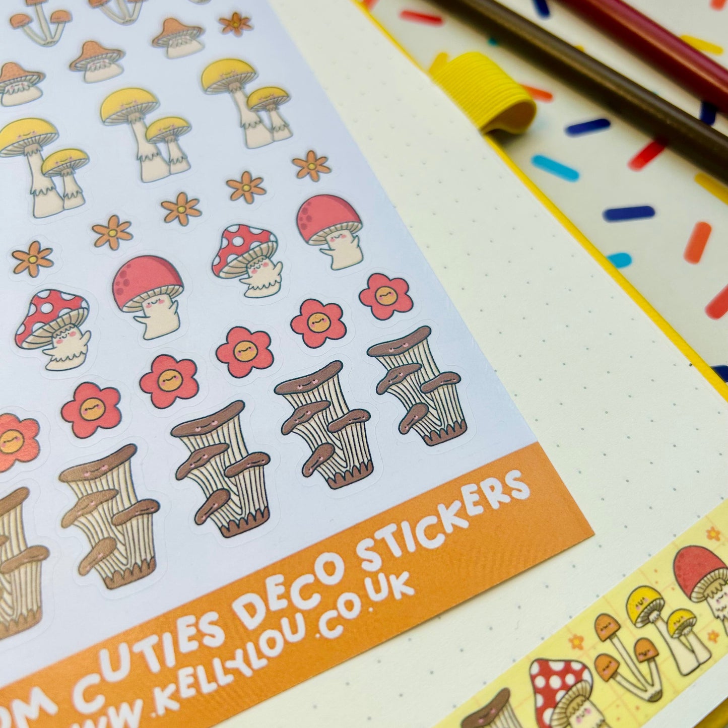 Shroom Cuties - Deco Sticker Sheet