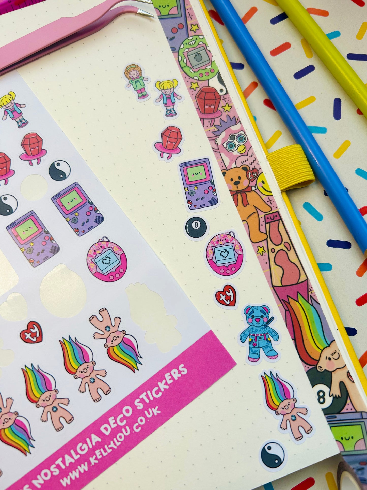 90s Nostalgia - Deco Sticker Sheet