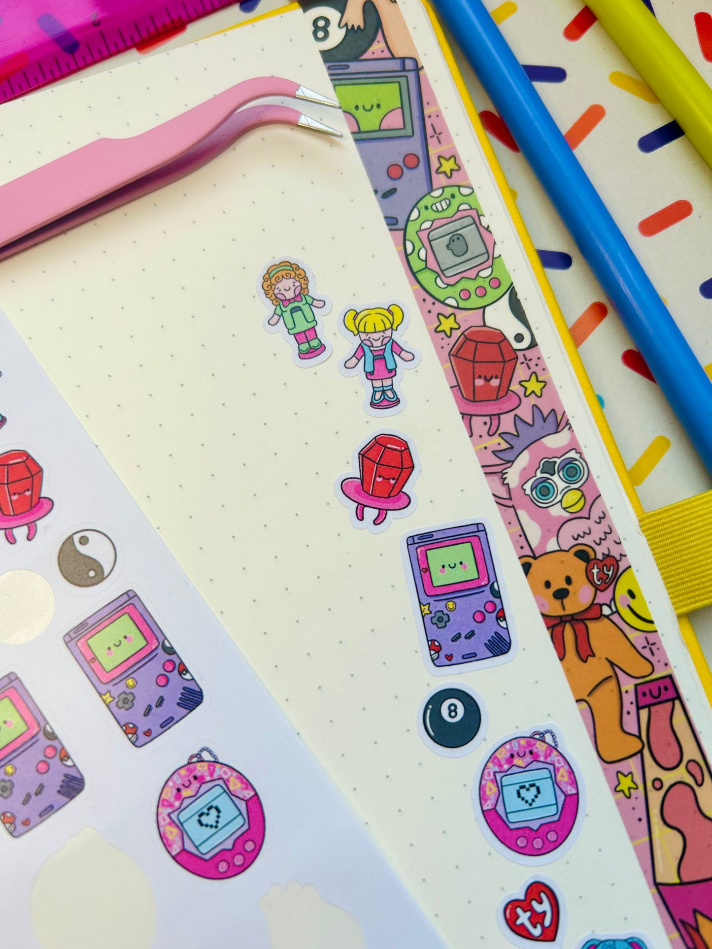 90s Nostalgia - Deco Sticker Sheet