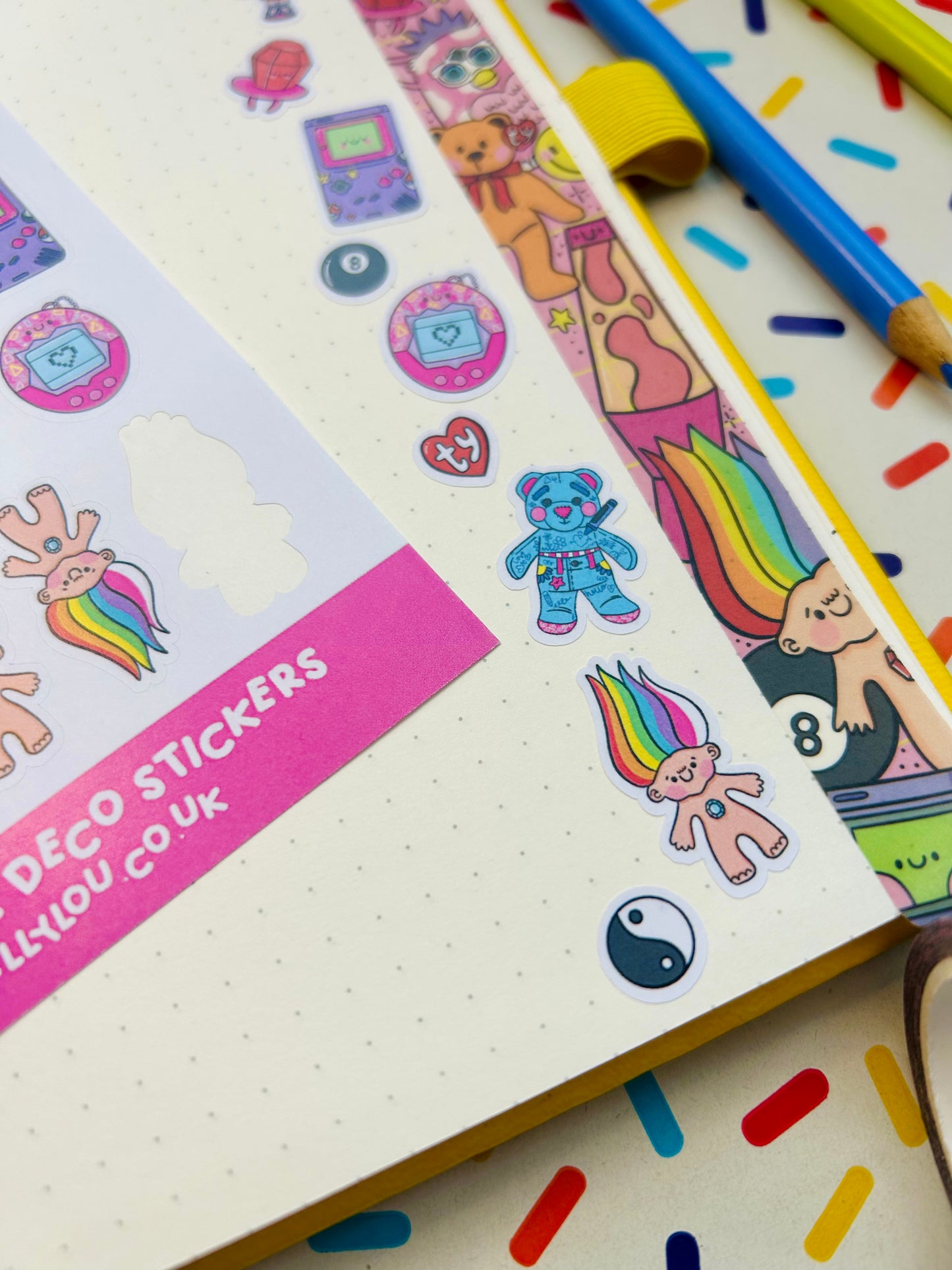 90s Nostalgia - Deco Sticker Sheet
