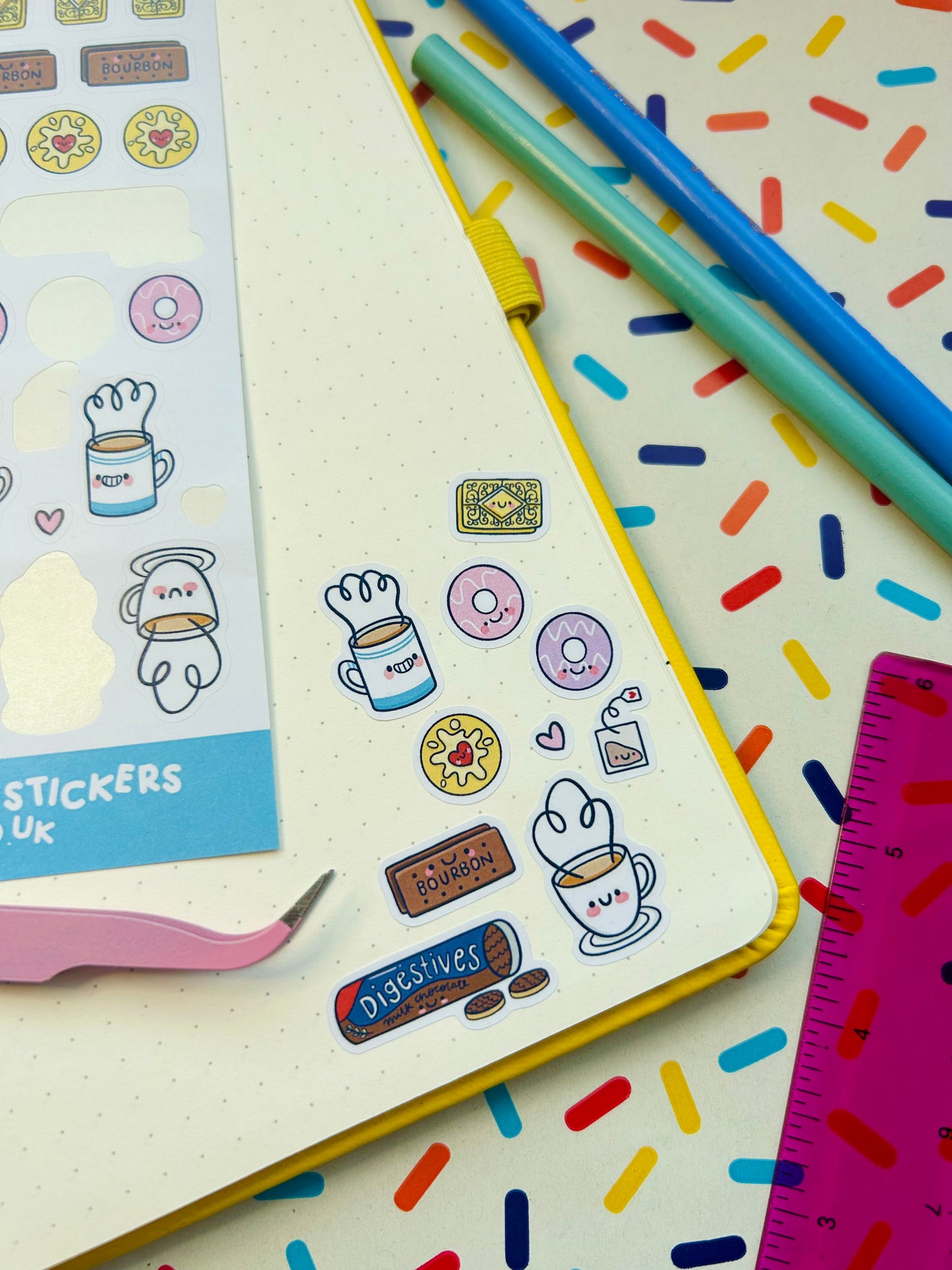 Tea & Biscuits - Deco Sticker Sheet