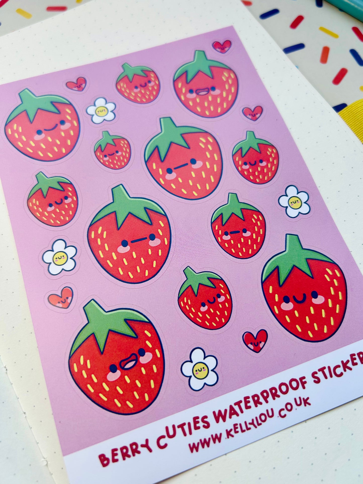 Berry Cuties - Vinyl Sticker Sheet