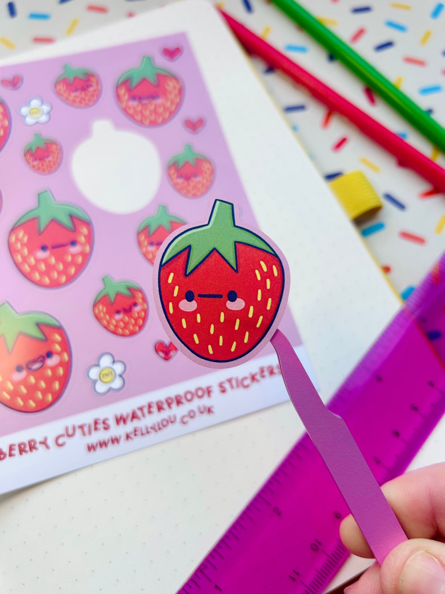 Berry Cuties - Vinyl Sticker Sheet