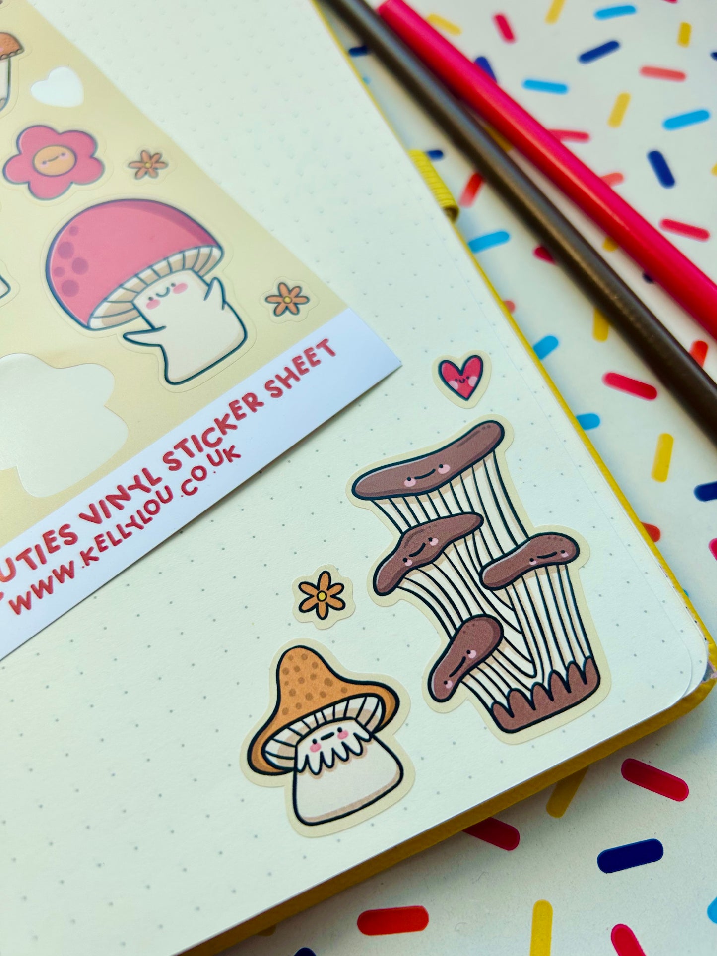 Shroom Cuties - Vinyl Sticker Sheet