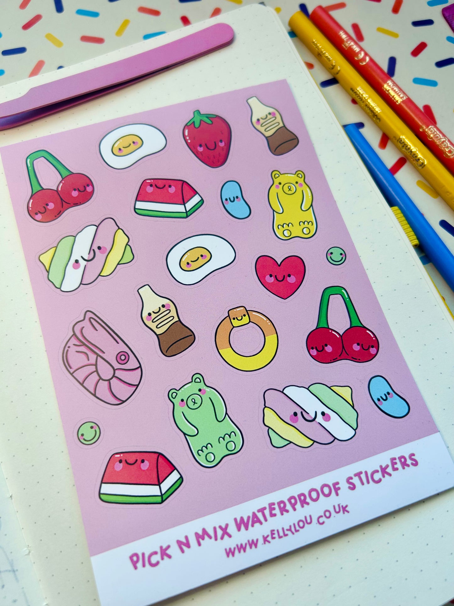 Pick 'n' Mix - Vinyl Sticker Sheet