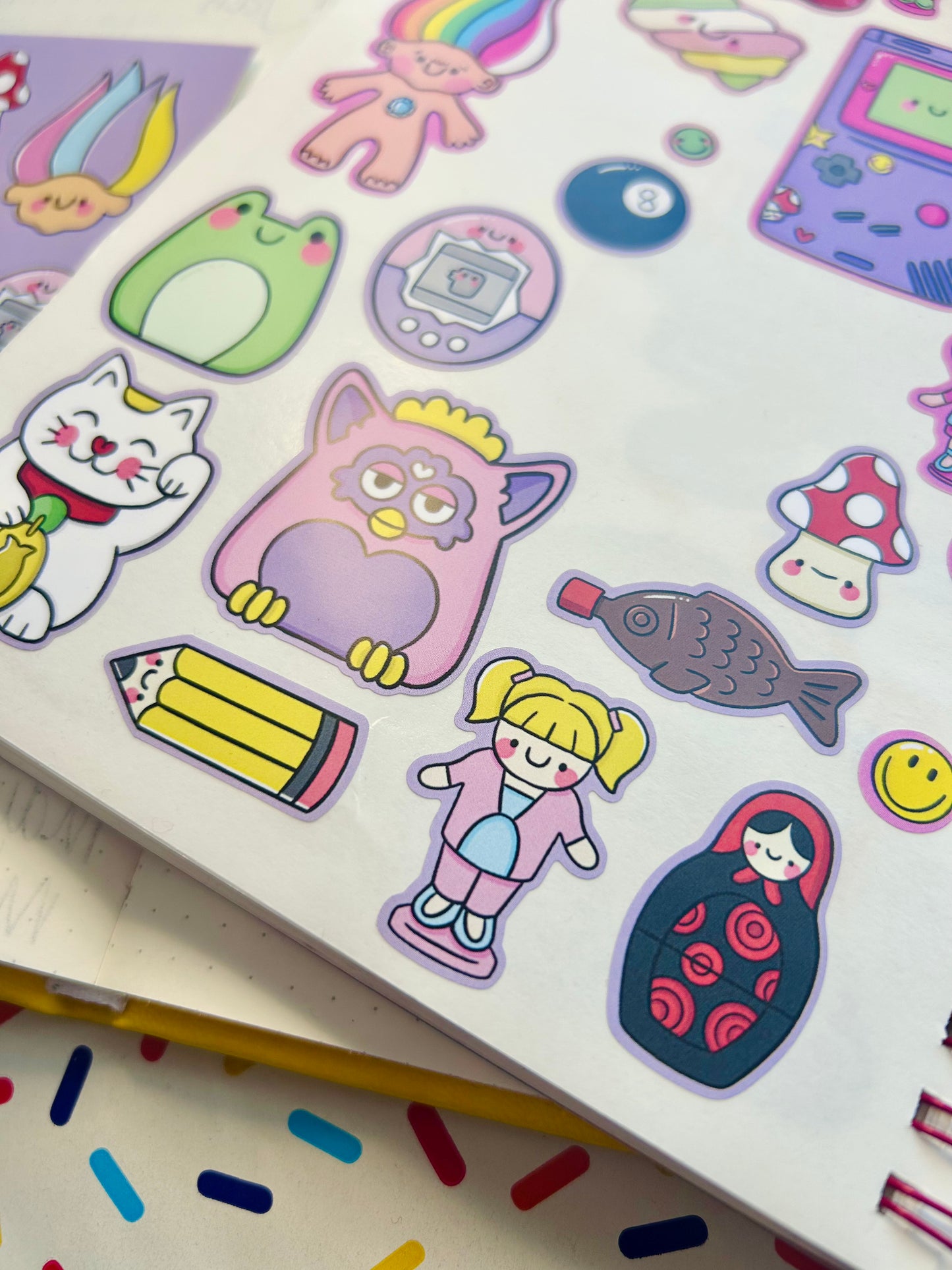 Trinket Collector - Vinyl Sticker Sheet