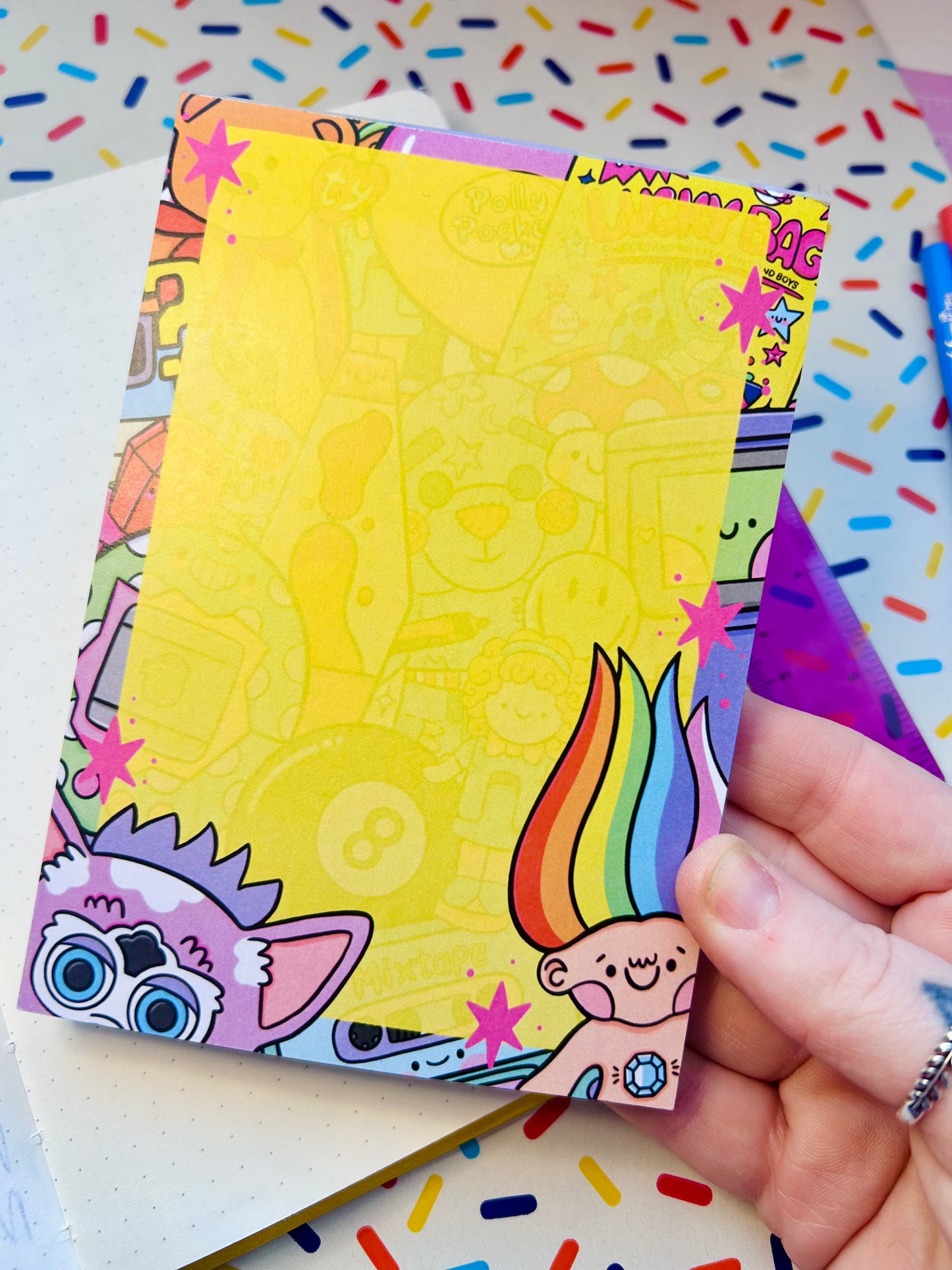 90s Nostalgia Notepad