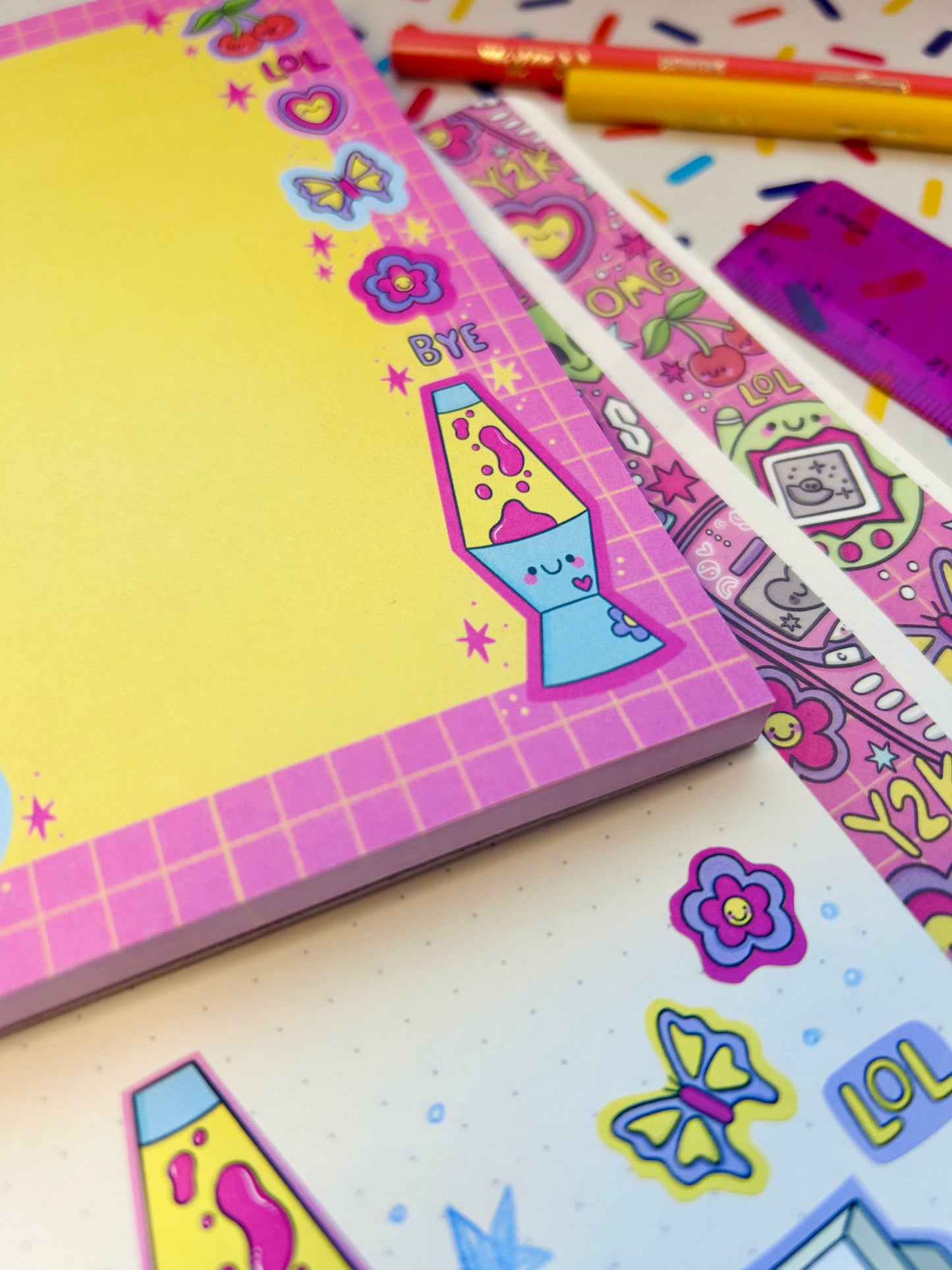Y2K Nostalgia Notepad