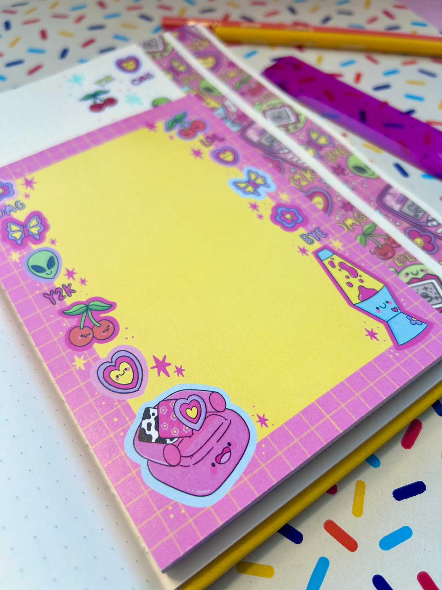 Y2K Nostalgia Notepad