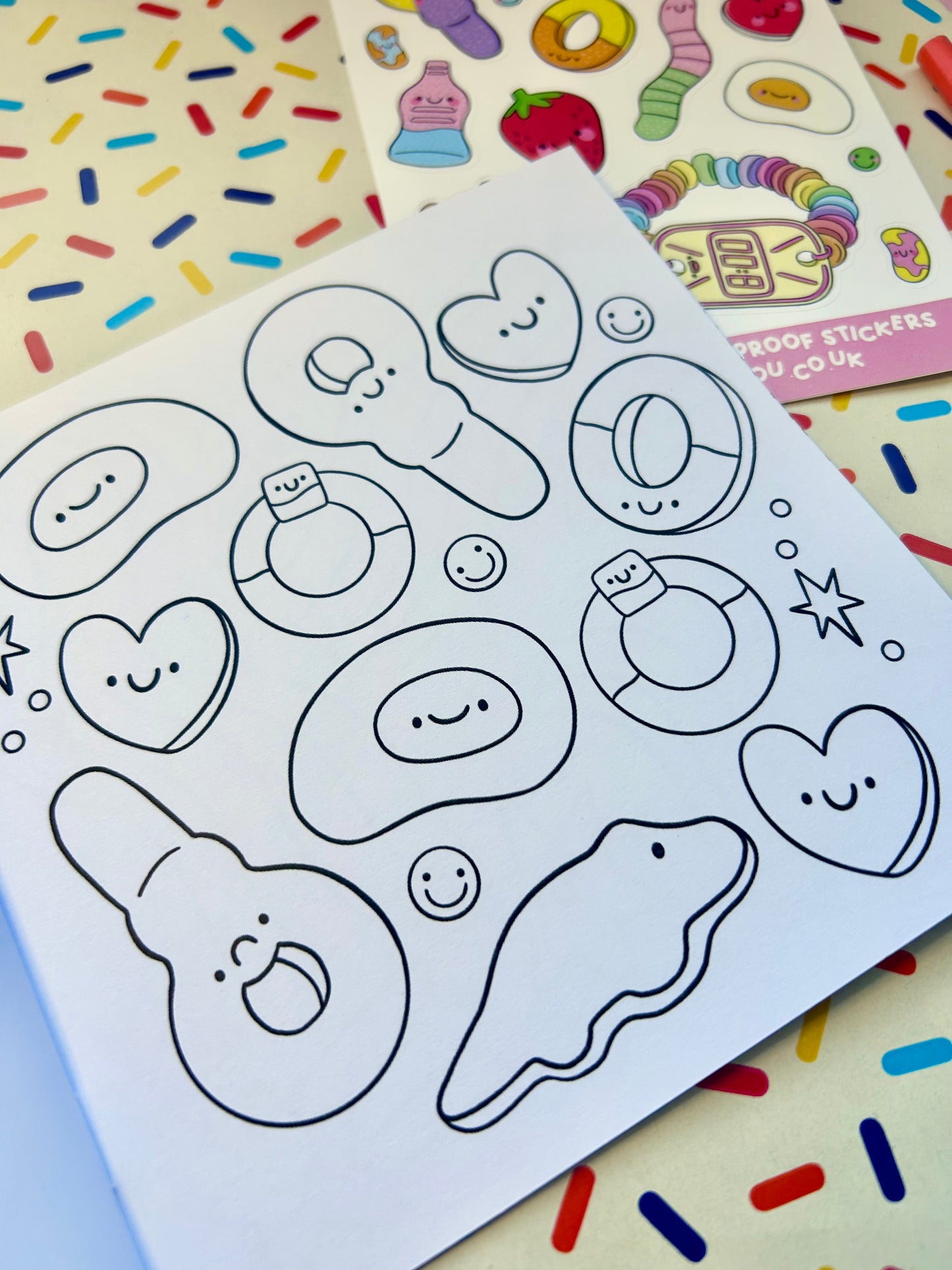 Pick 'n' Mix - Colouring Book