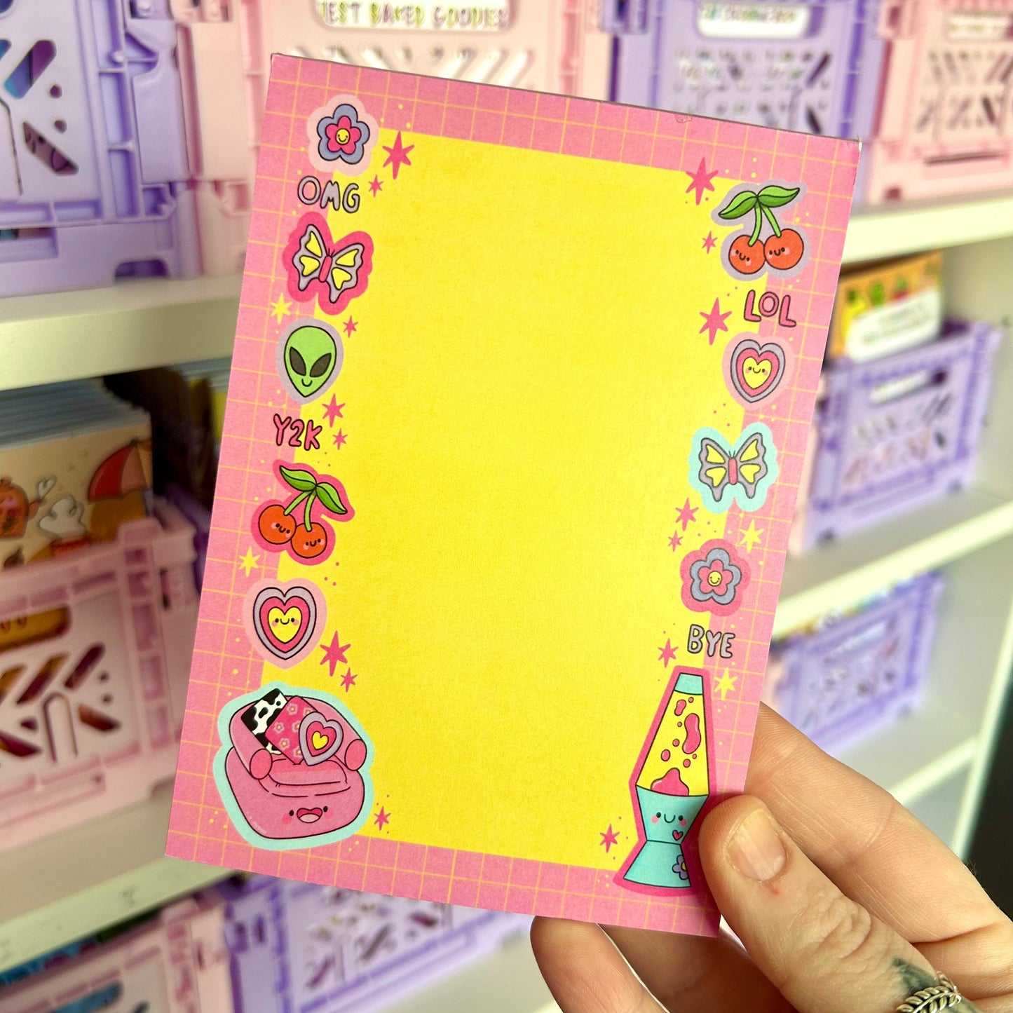 Y2K Nostalgia Notepad