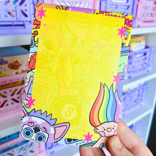 90s Nostalgia Notepad