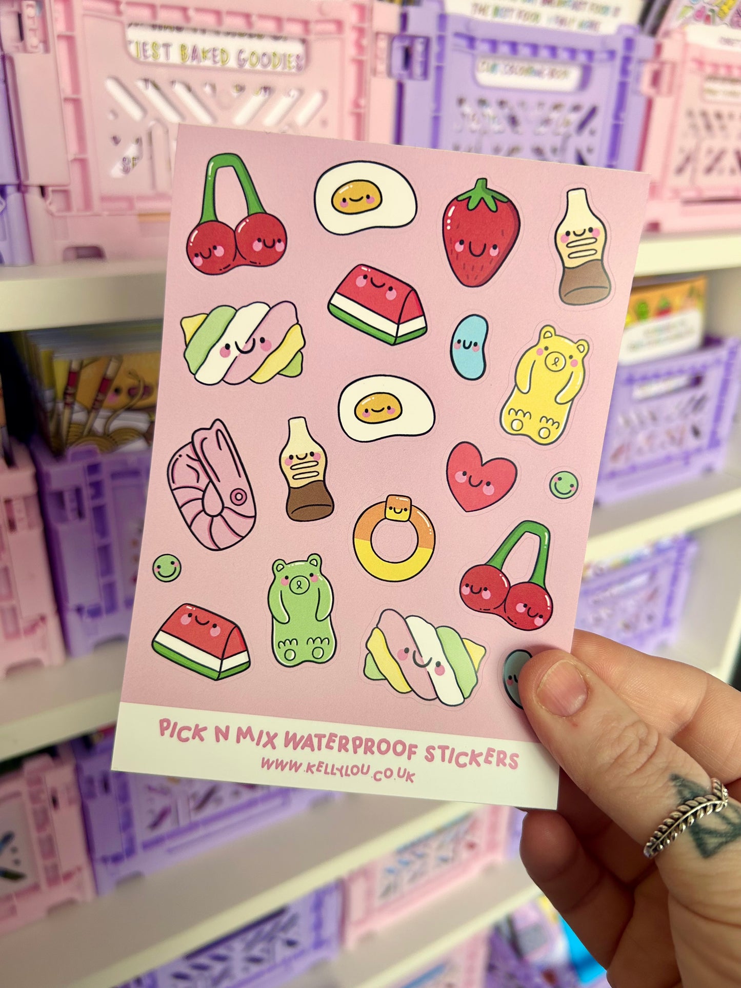 Pick 'n' Mix - Vinyl Sticker Sheet