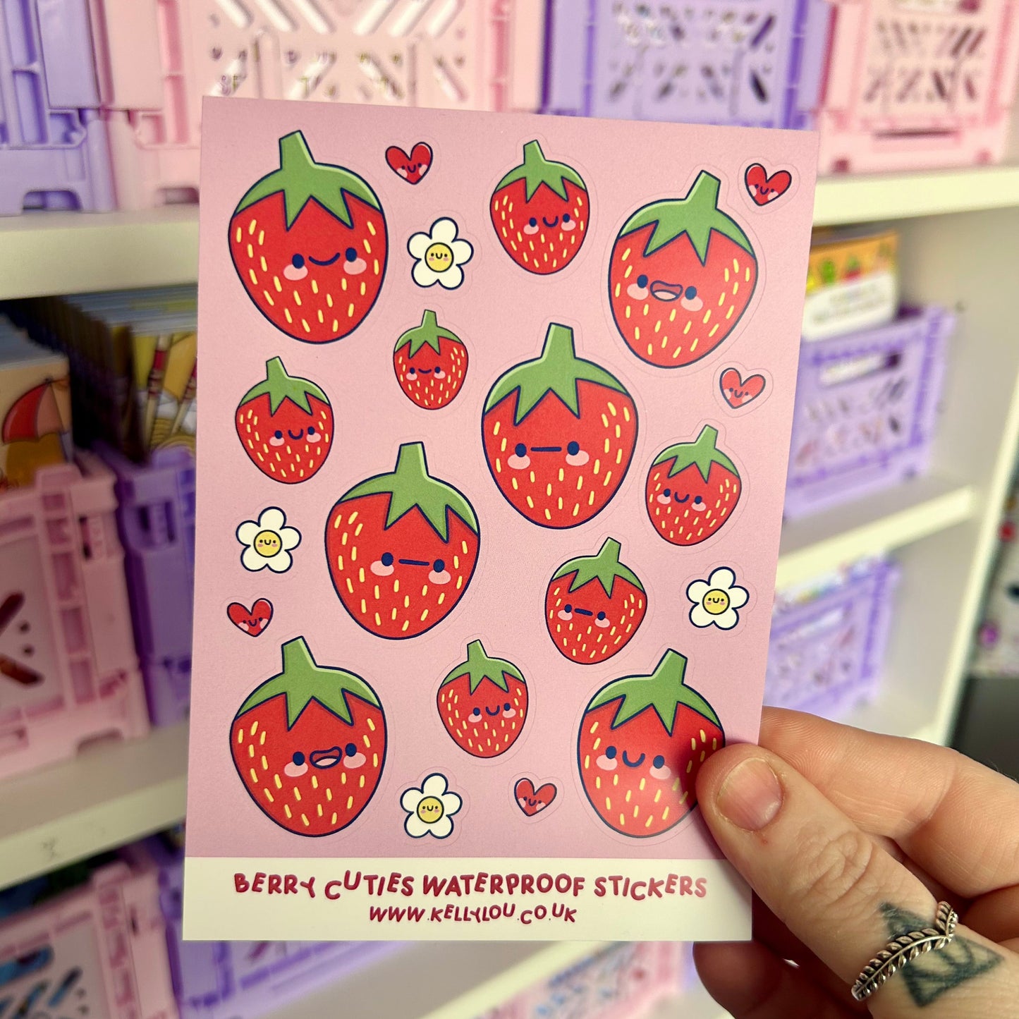 Berry Cuties - Vinyl Sticker Sheet