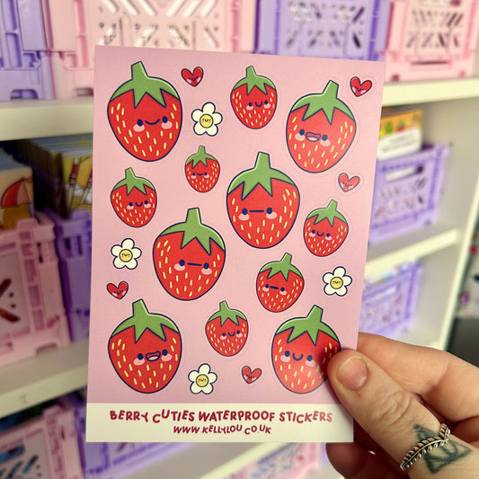 Berry Cuties - Vinyl Sticker Sheet