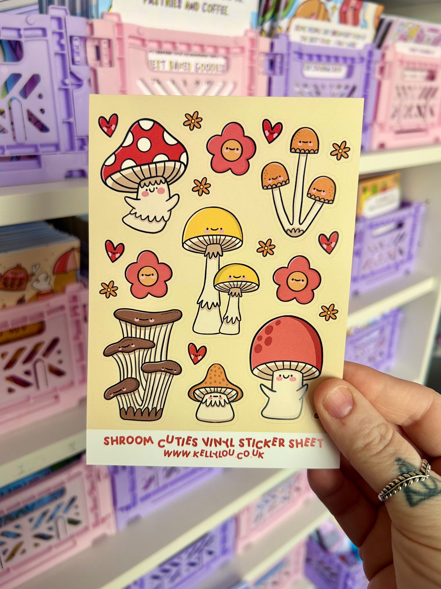 Shroom Cuties - Vinyl Sticker Sheet