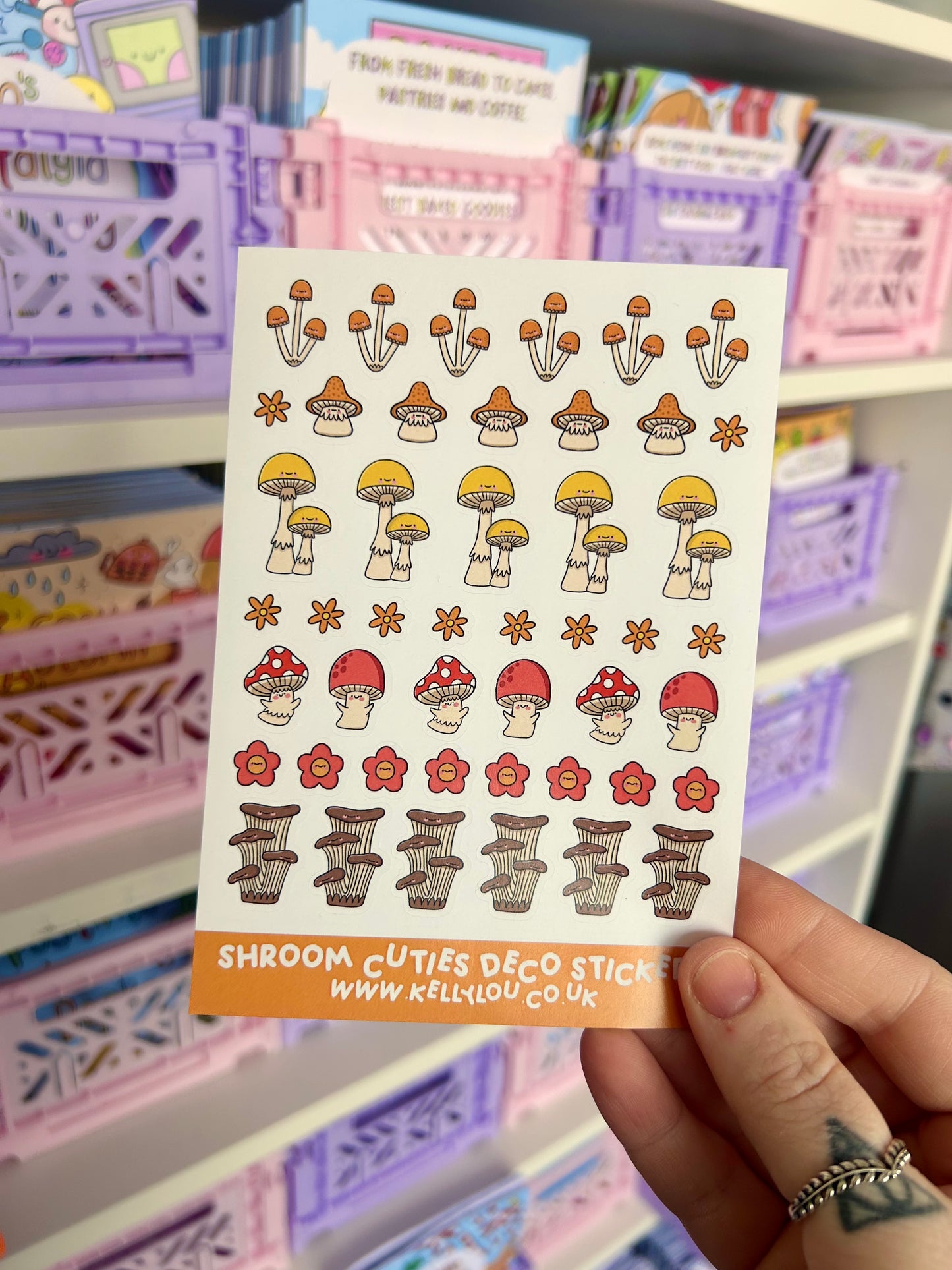 Shroom Cuties - Deco Sticker Sheet
