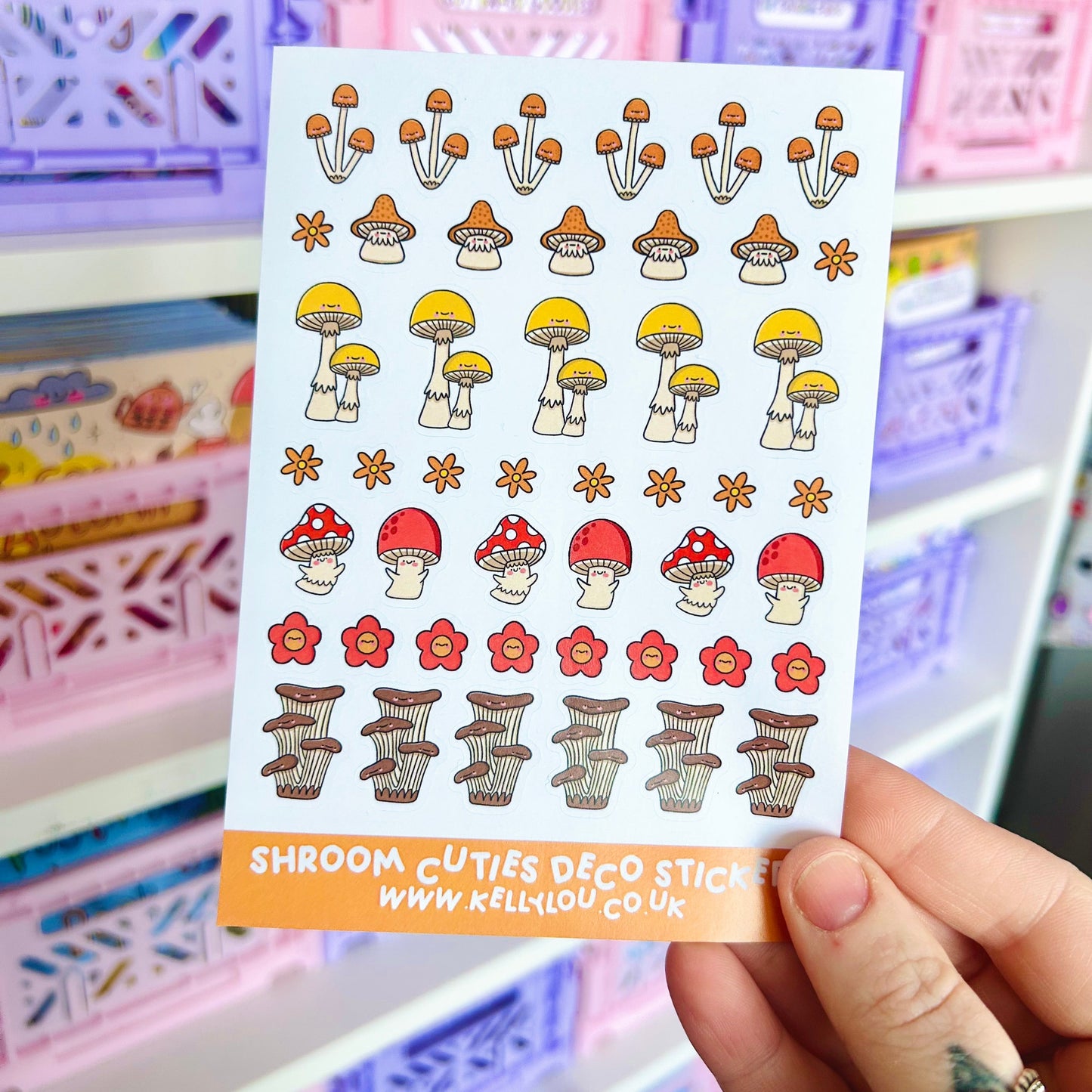 Shroom Cuties - Deco Sticker Sheet