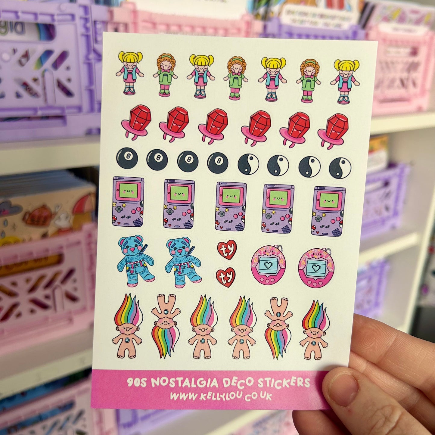 90s Nostalgia - Deco Sticker Sheet