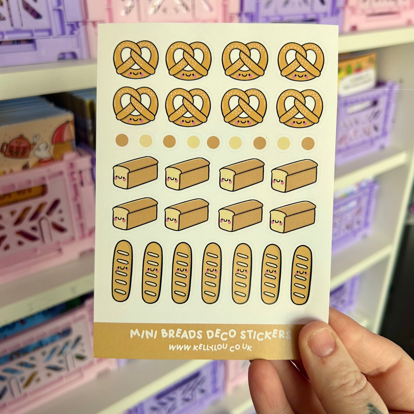 Mini Breads - Deco Sticker Sheet