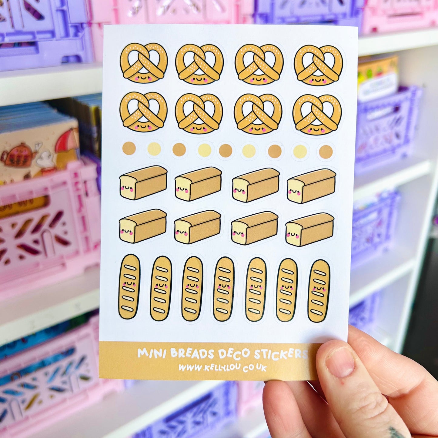 Mini Breads - Deco Sticker Sheet