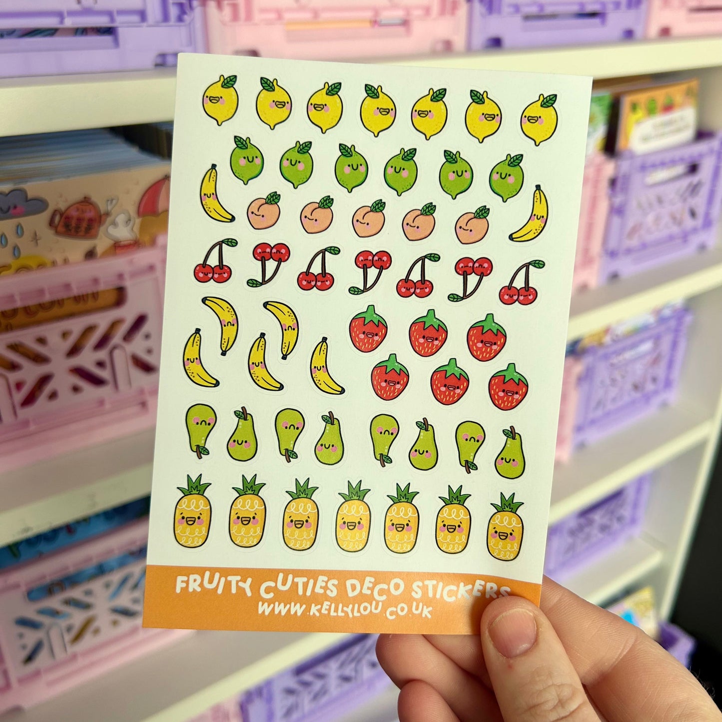 Fruity Cuties - Deco Sticker Sheet