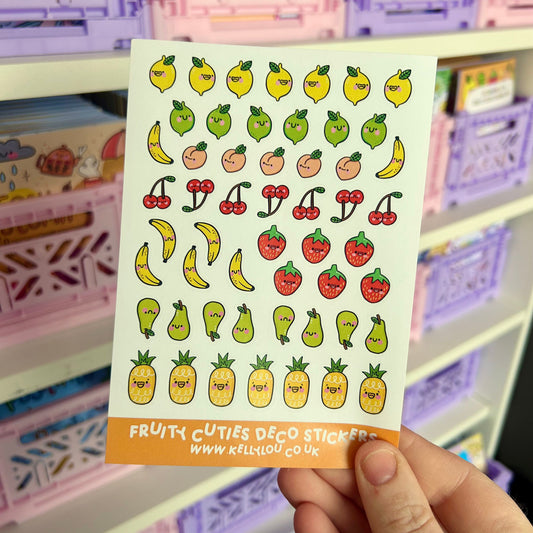 Fruity Cuties - Deco Sticker Sheet
