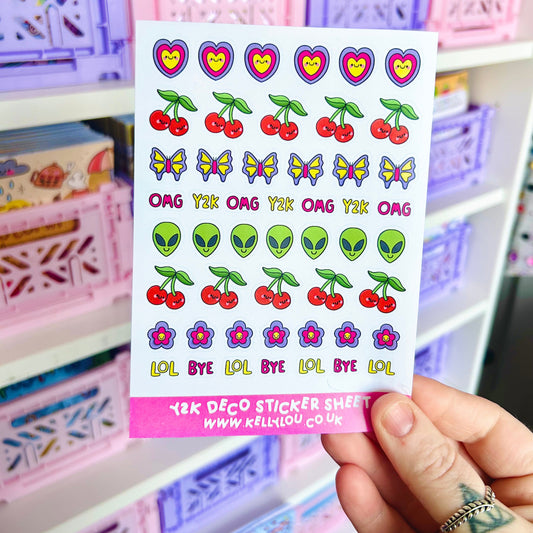 Y2K Nostalgia - Deco Sticker Sheet