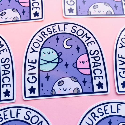 Give Yourself Space Sticker