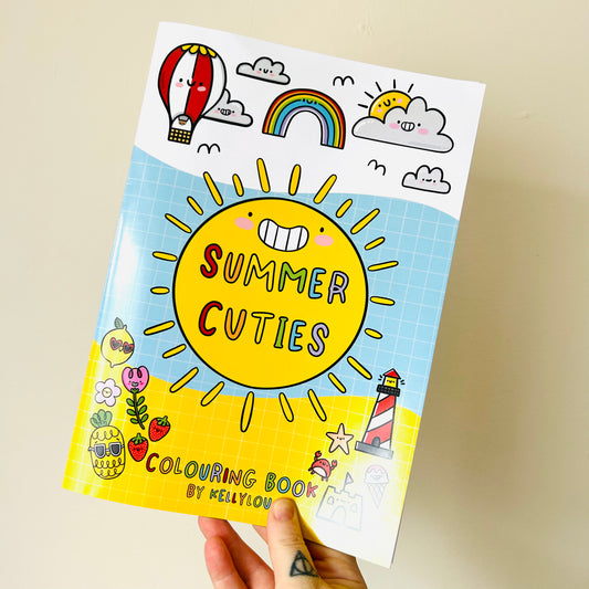 Summer Cuties Colouring Book