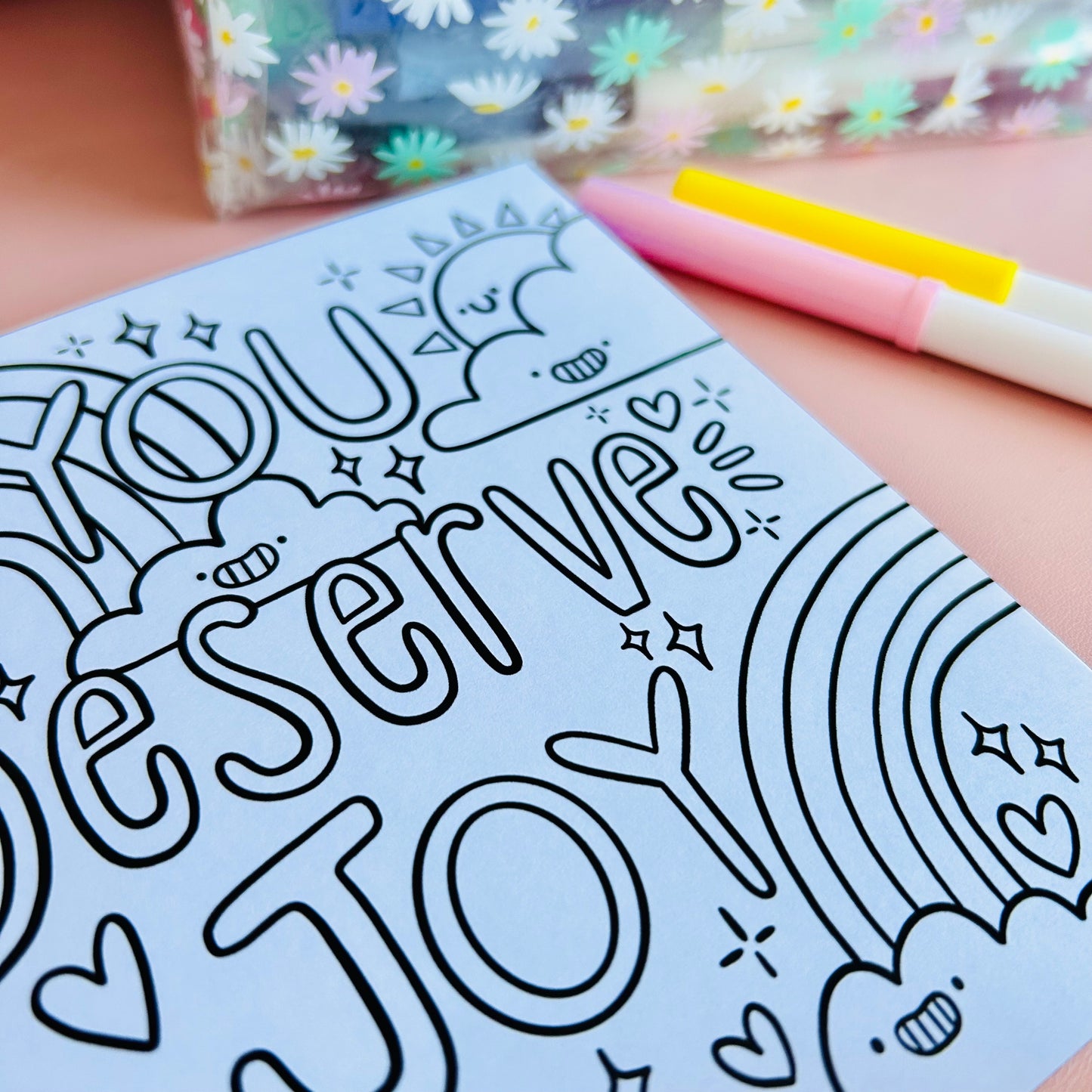 The Positivity Colouring Book