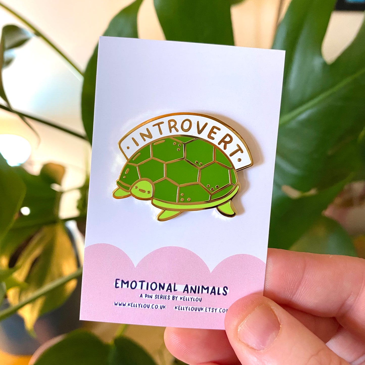 Introvertle Enamel Pin